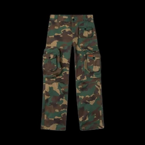 Heron Preston Camo Cargo Pants 'Camo Green'