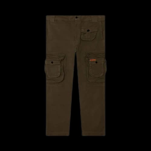 Heron Preston Canvas Cargo Pants 'Dark Olive'