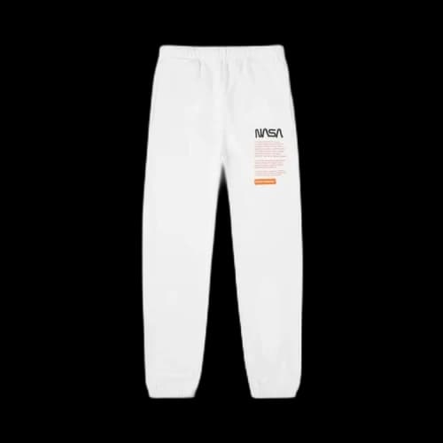 Heron Preston Nasa Facts Sweatpants 'White'