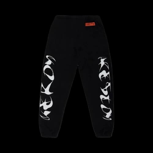 Heron Preston Brush Sweatpants 'Black/White'