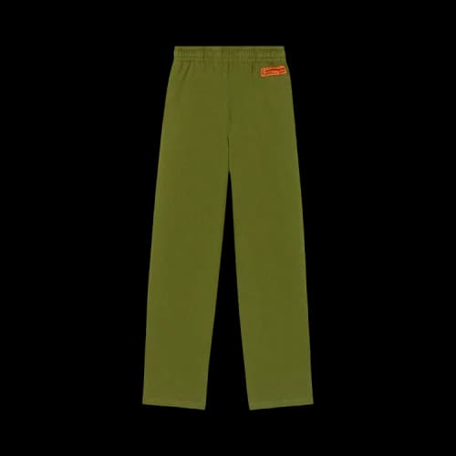Heron Preston Logo Tape Wide Leg Track Pants 'Green'