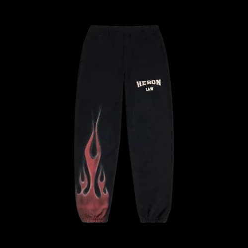 Heron Preston Heron Law Flames Sweatpants 'Black'