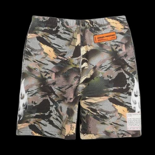 Heron Preston Sweatshorts 'Green/White'