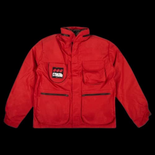 Heron Preston Down Padded Jacket 'Red'