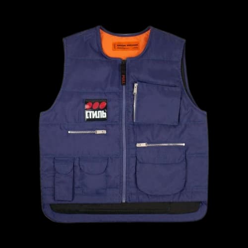 Heron Preston Multipocket Vest 'Cobalt Blue'