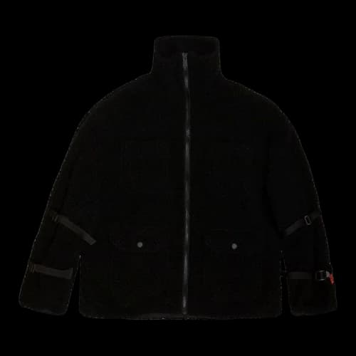 HERON PRESTON Polar Fleece Jacket 'Black'