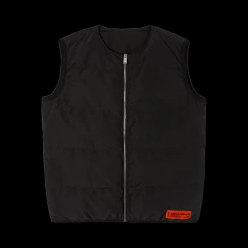 Heron Preston Logo Tape Nylon Padded Vest 'Black'