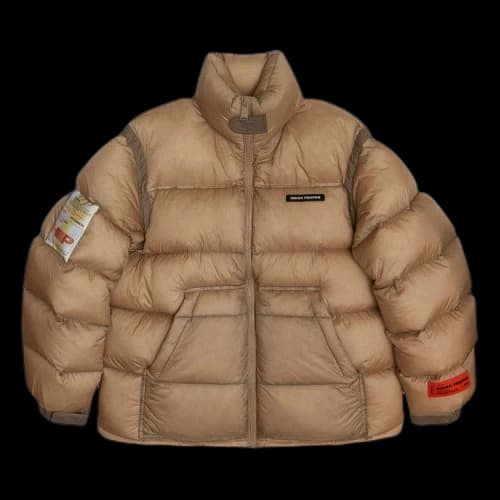 Heron Preston Puffer Jacket 'Beige'
