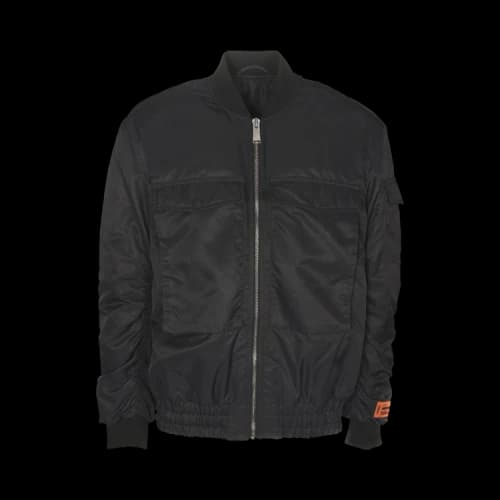 Heron Preston Nylon Bomber Jacket 'Black'