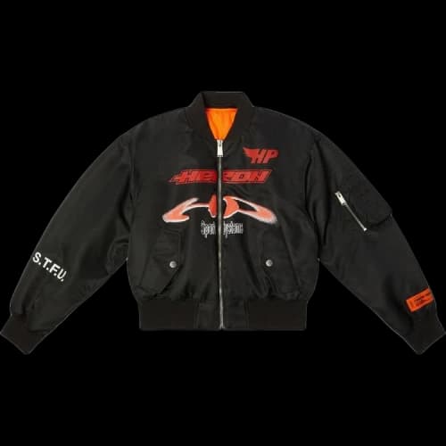 Heron Preston Ex-Ray Bomber Jacket 'Black/Red'