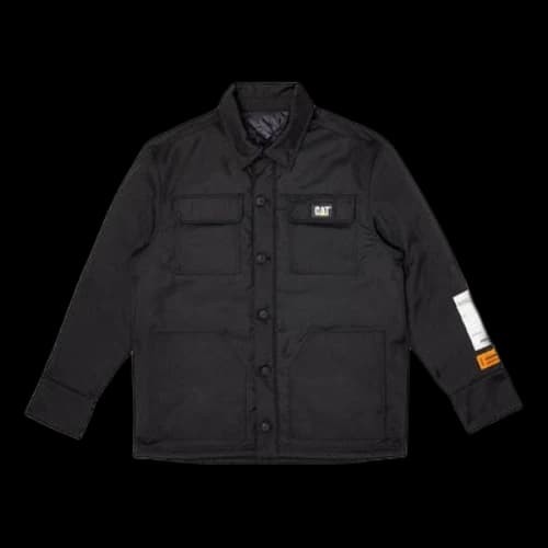 HERON PRESTON X Caterpillar Long Sleeves Coach Multiple Pockets Jacket Black