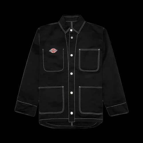 Heron Preston White Stitch Ghost Pocket Jacket 'Black'