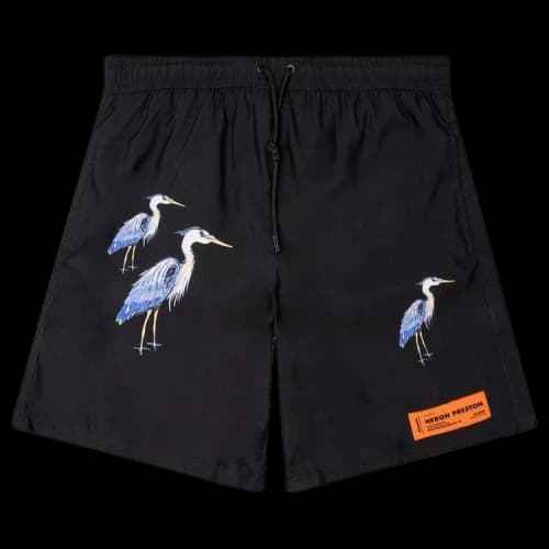 Heron Preston Nylon Printed Swimshorts 'Black'