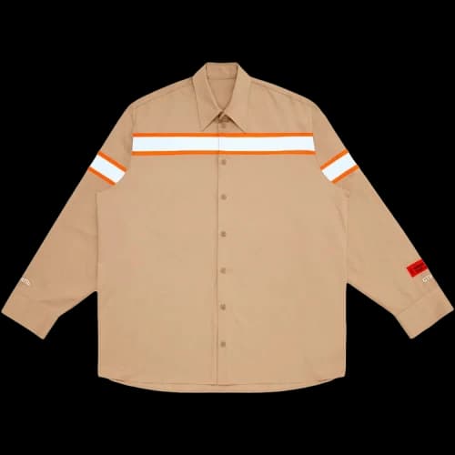 Heron Preston Reflective Inserts Overshirt 'Beige'