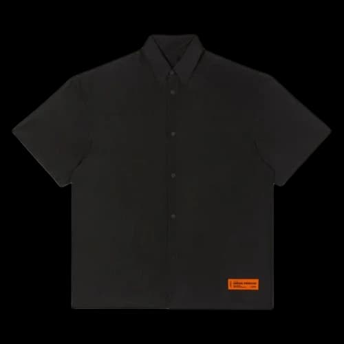 Heron Preston Errythang Bowling Shirt 'Black/White'