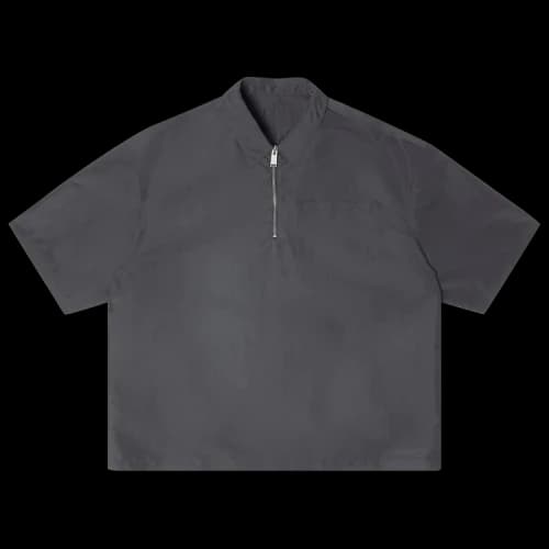 Heron Preston Ex-Ray Nylon Zip Short-Sleeve Shirt 'Black'