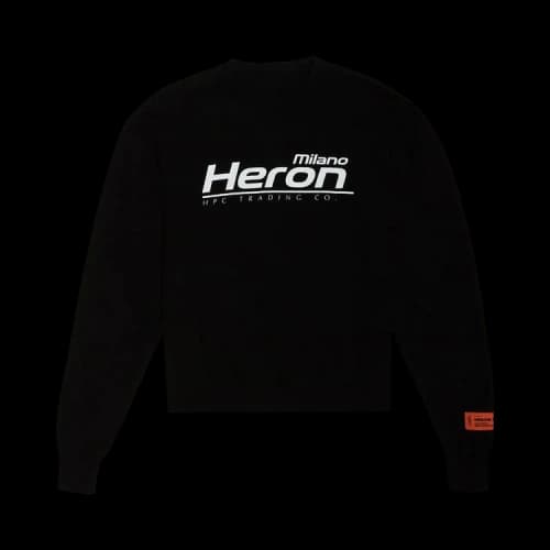 Heron Preston Trading Crewneck Black/White