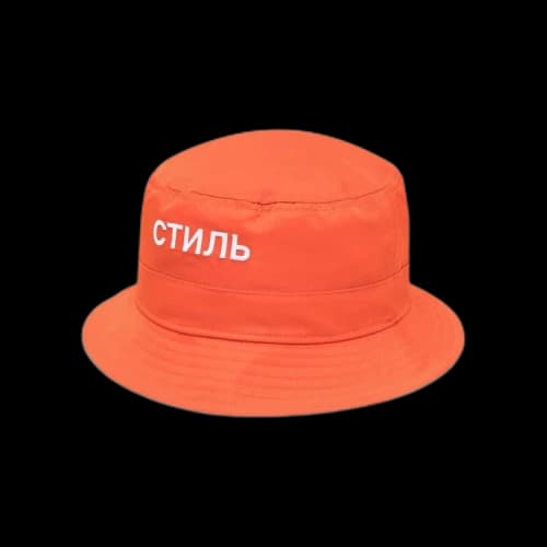 Heron Preston CTNMB Bucket Hat 'Orange/White'