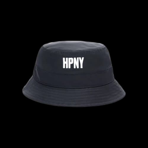 Heron Preston HPNY EMB Nylon Bucket Hat 'Black/White'