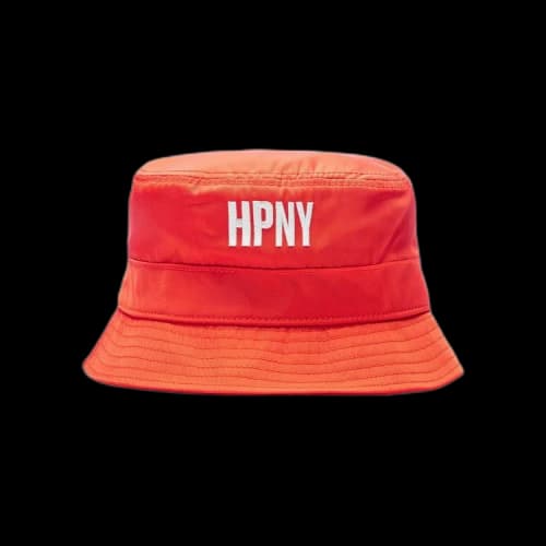 Heron Preston Embroidered Nylon Bucket Hat 'Orange/White'