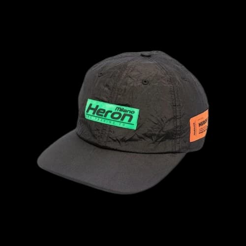 Heron Preston HP Trading Crinkle Hat 'Black/Green'