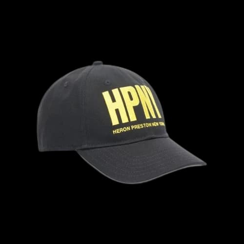 Heron Preston Logo Embroidered Baseball Cap 'Black'
