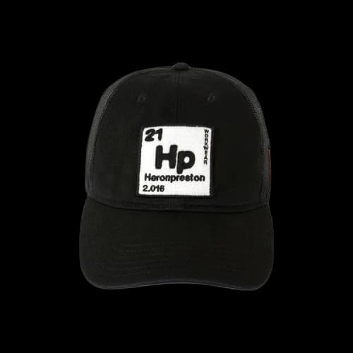 Heron Preston Periodic Logo Trucker Hat 'Black/White'