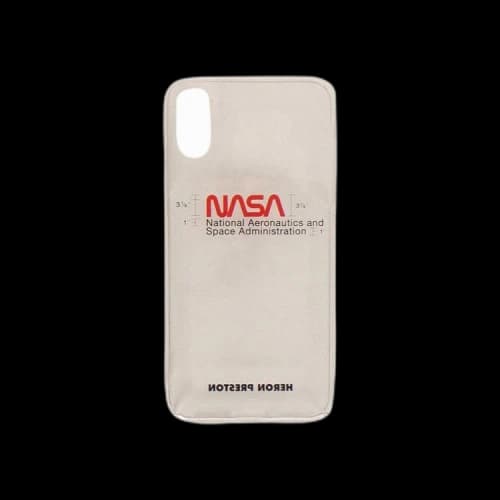 Heron Preston NASA iPhone XS Cover 'Transparent'