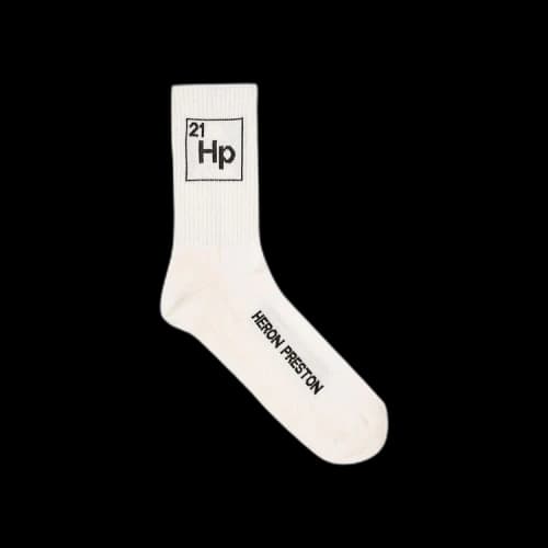 Heron Preston Periodic Long Socks 'Black/White'