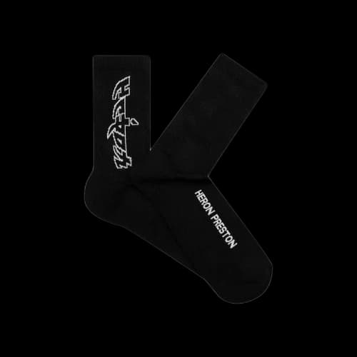 Heron Preston Arcade Long Socks 'Black/White'