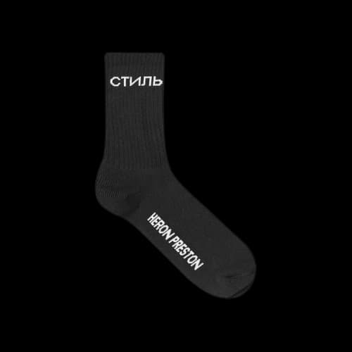 Heron Preston CTNMB Long Socks 'Black'
