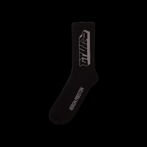 Heron Preston CTNMB Spray Long Socks 'Black'