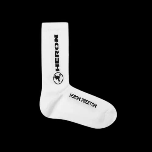 Heron Preston Heron Long Socks 'White/Black'