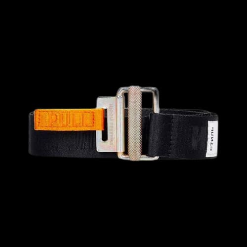 Heron Preston Tape Belt 'Black/Gold'