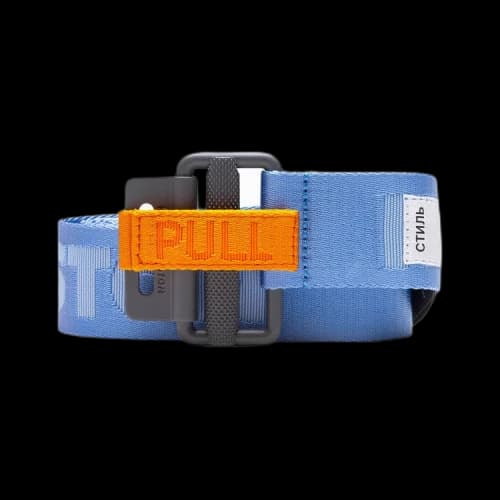 Heron Preston HP Tape Belt Classic Buckle 'Baby Blue'