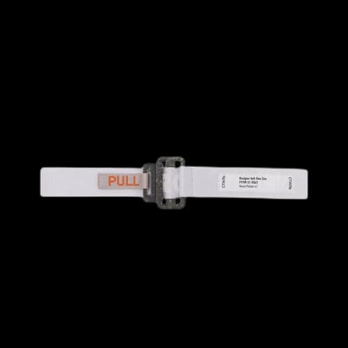 Heron Preston Reflective Tape Belt 'White'