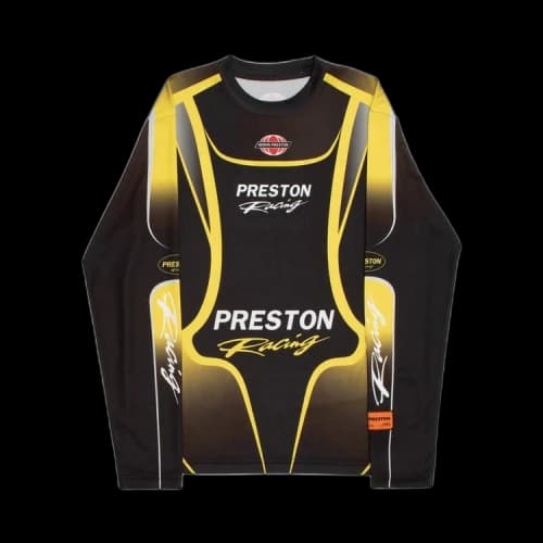 Heron Preston Preston Racing Dry Fit Long-Sleeve Tee 'Black/Yellow'