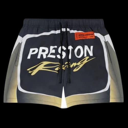 Heron Preston Preston Racing Dry Fit Short 'Black/Yellow'