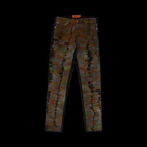Heron Preston Tie Dye Jeans 'Black/Multicolor'