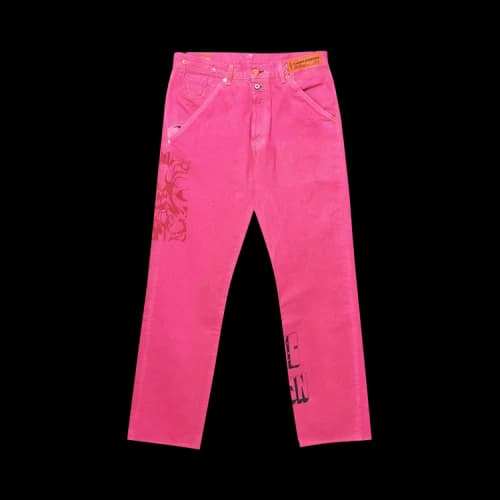 Heron Preston x Levi's 501 Garment Dye Jeans 'Fuchsia'