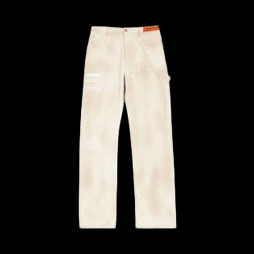 Heron Preston Code 8000 Hammer Pants 'Grey/White'