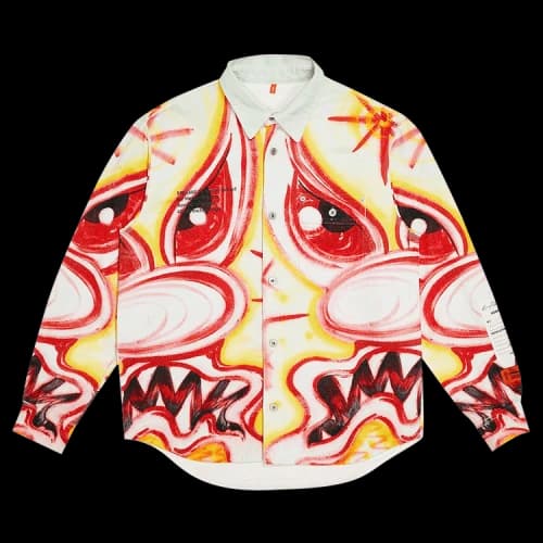 Heron Preston x Kenny Scharf Shirt 'White/Pink'