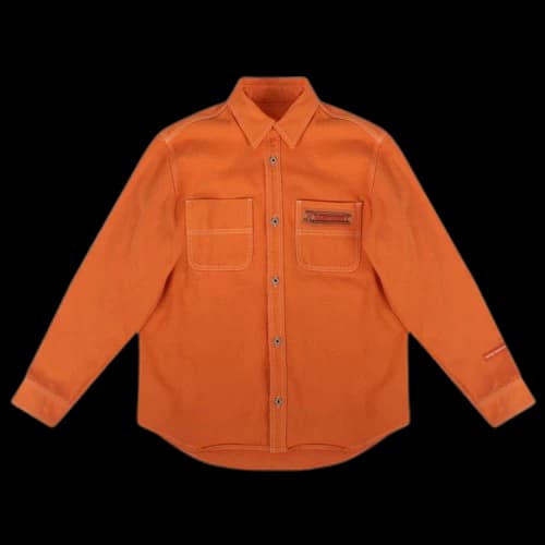 Heron Preston Canvas Uniform Shirt 'Bright Orange'