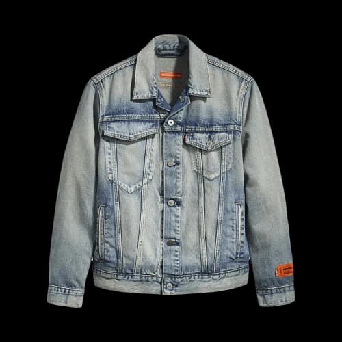 HERON PRESTON x Levi's Trucker Jacket 'Concrete Vintage Wash'