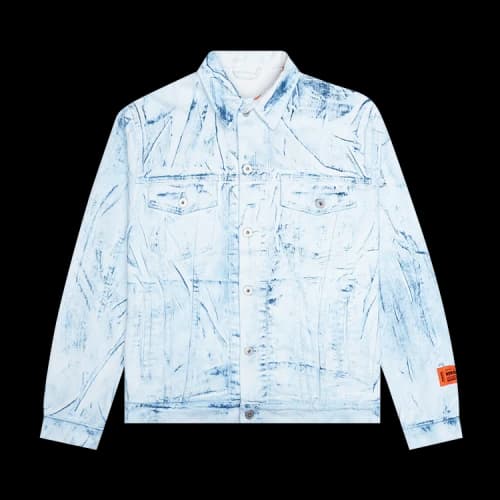 Heron Preston Overdyed Spray Regular Jacket 'Blue'