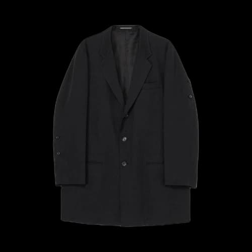 Yohji Yamamoto Pour Homme N- Button Big Jacket 'Black'