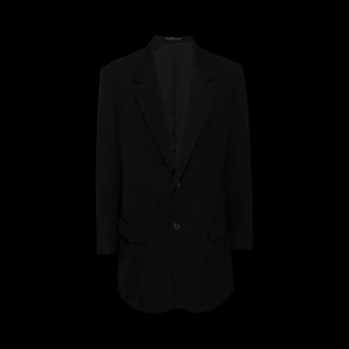 Yohji Yamamoto Pour Homme Long Wool Blazer 'Black'