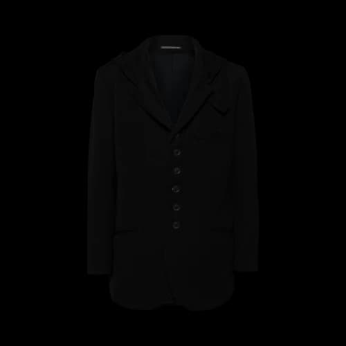 Yohji Yamamoto Pour Homme Wool Hooded Blazer 'Black'