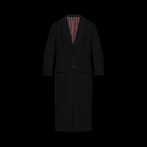Yohji Yamamoto Pour Homme W-Spare Collar Jacket 'Black'
