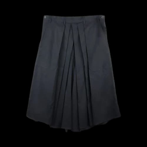 Yohji Yamamoto Pour Homme Wool Gabardine Standard Hakama Pants 'Black'